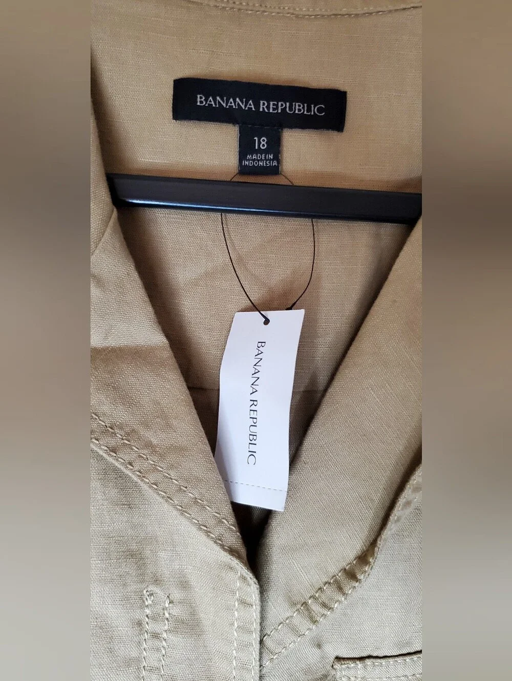 Banana Republic Tan Wide Leg Jumpsuit NWT New Size 18